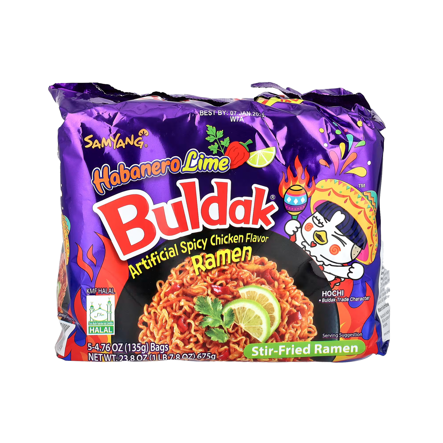 Buldak Habanero Lime 140g