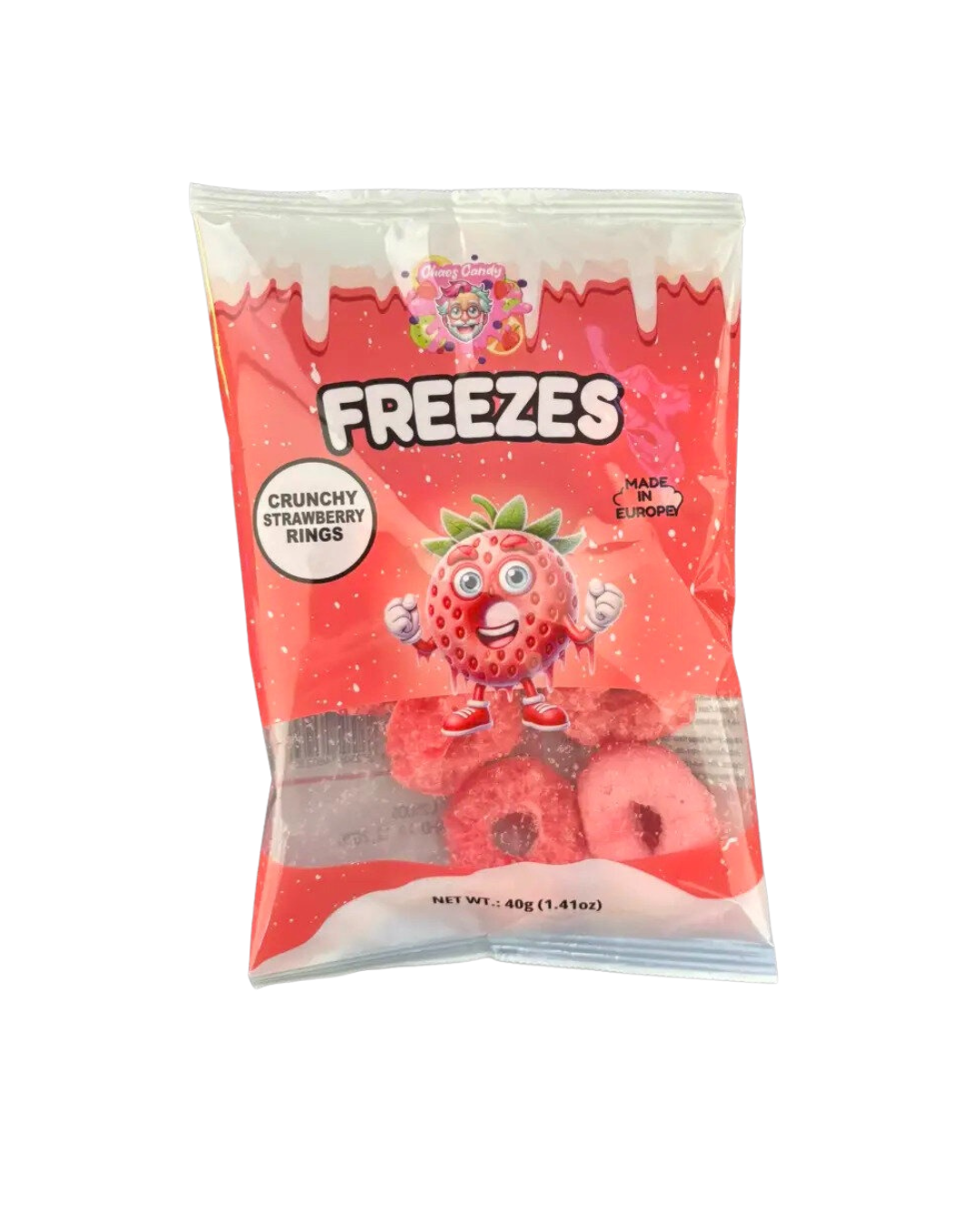 Freezez Erdbeerringe 40g