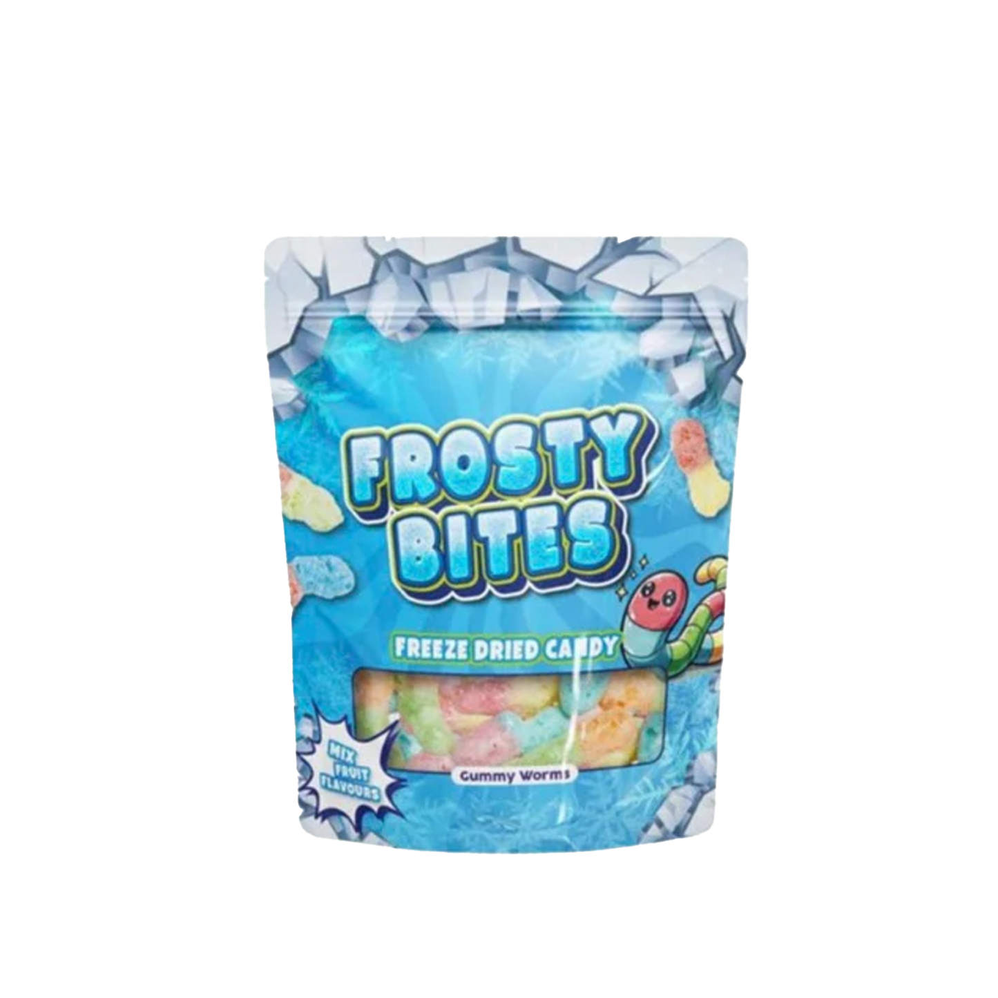 Frosty Bites Gummy Worms 50g