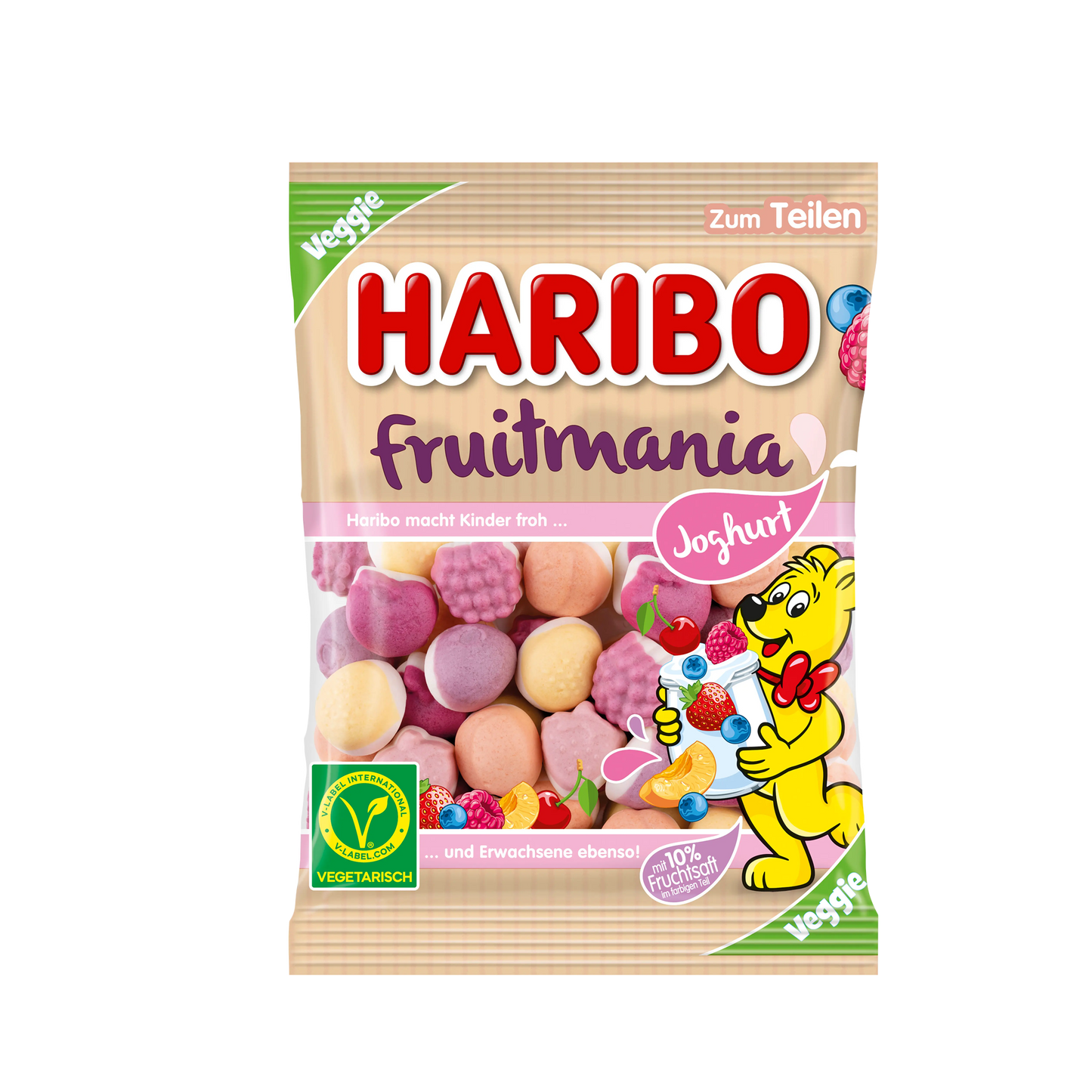 Haribo Veggie Fruitmania Joghurt 160g