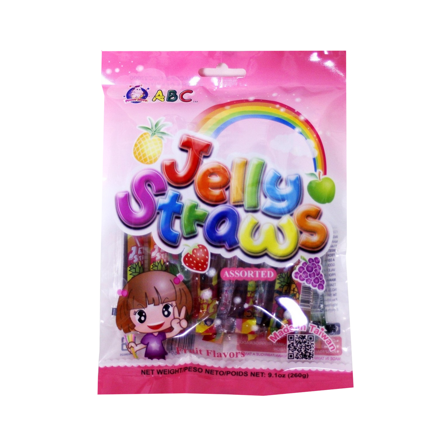 Jelly Straws Fruit Straws 260g