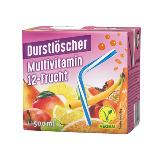 Durstlöscher Multivitamin 12 Frucht 0,5l