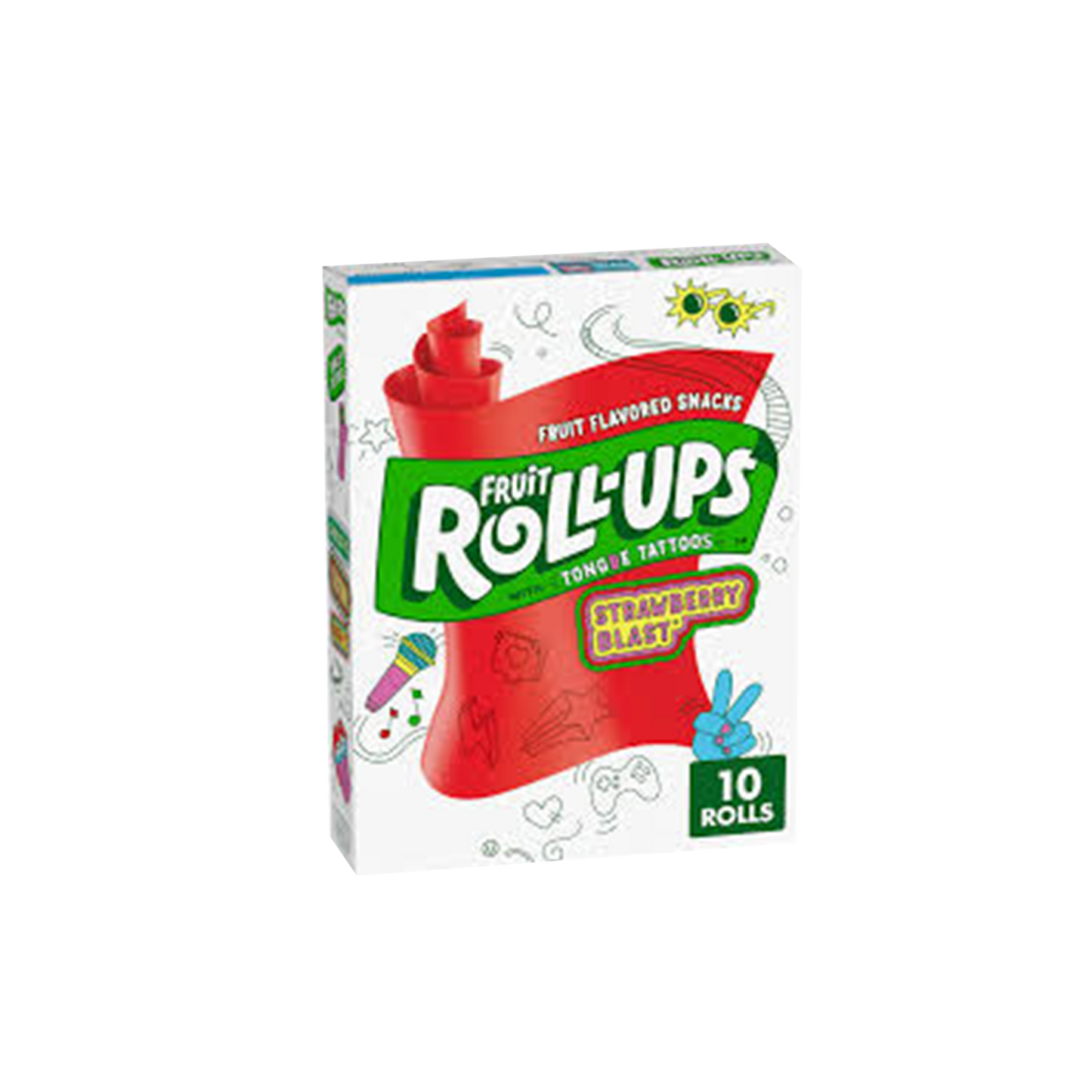 Fruit Roll Ups Strawberry Blast 10 Rolls 141g