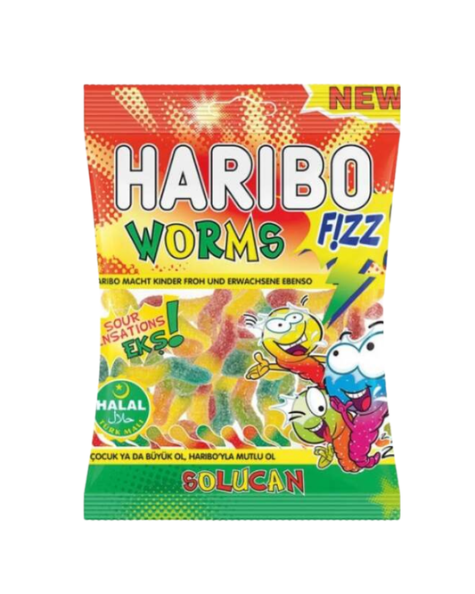 Haribo Worms Halal 80g