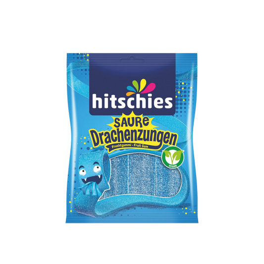 Hitschies Saure Drachenzungen Blau 125g