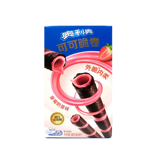 Oreo Japan Crisp Roll Strawberry 50g
