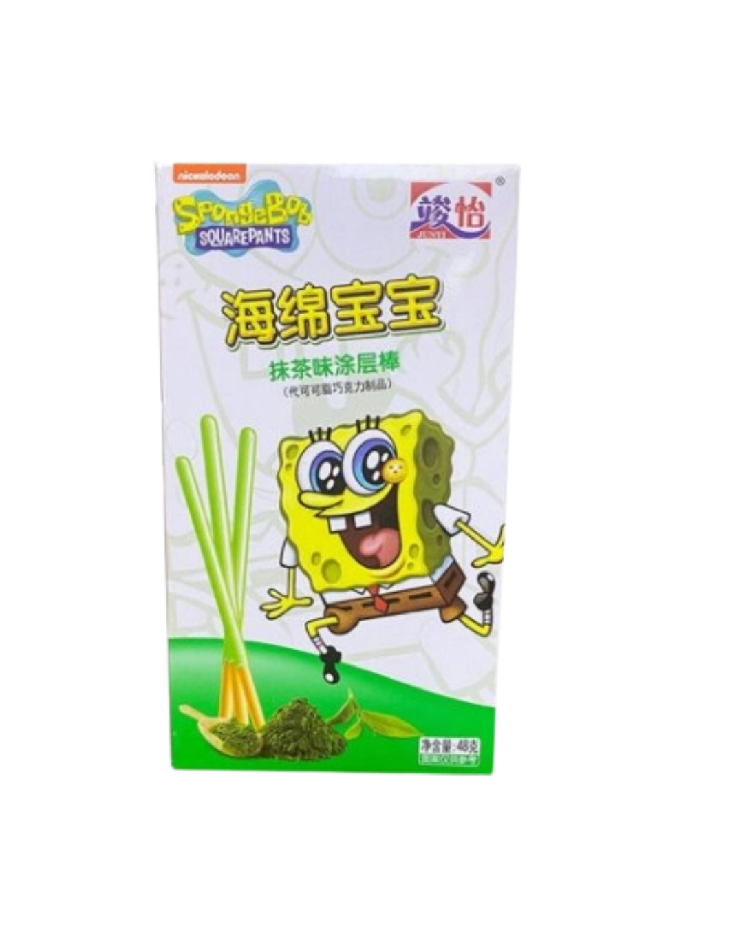 Spongebob Matcha Stix 48g